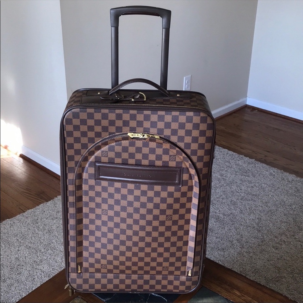 Authentic Lv Damier Ebene Pegase 55 rolling case